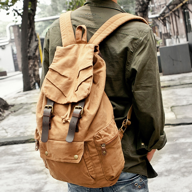 Canvas rugzak met grote capaci - Canvas Backpack Casual recensie en prijs
