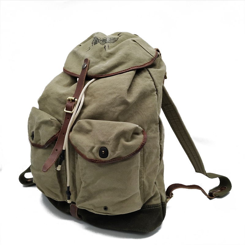 Retro Amerikaanse canvas rugza - Canvas Backpack Casual recensie en prijs
