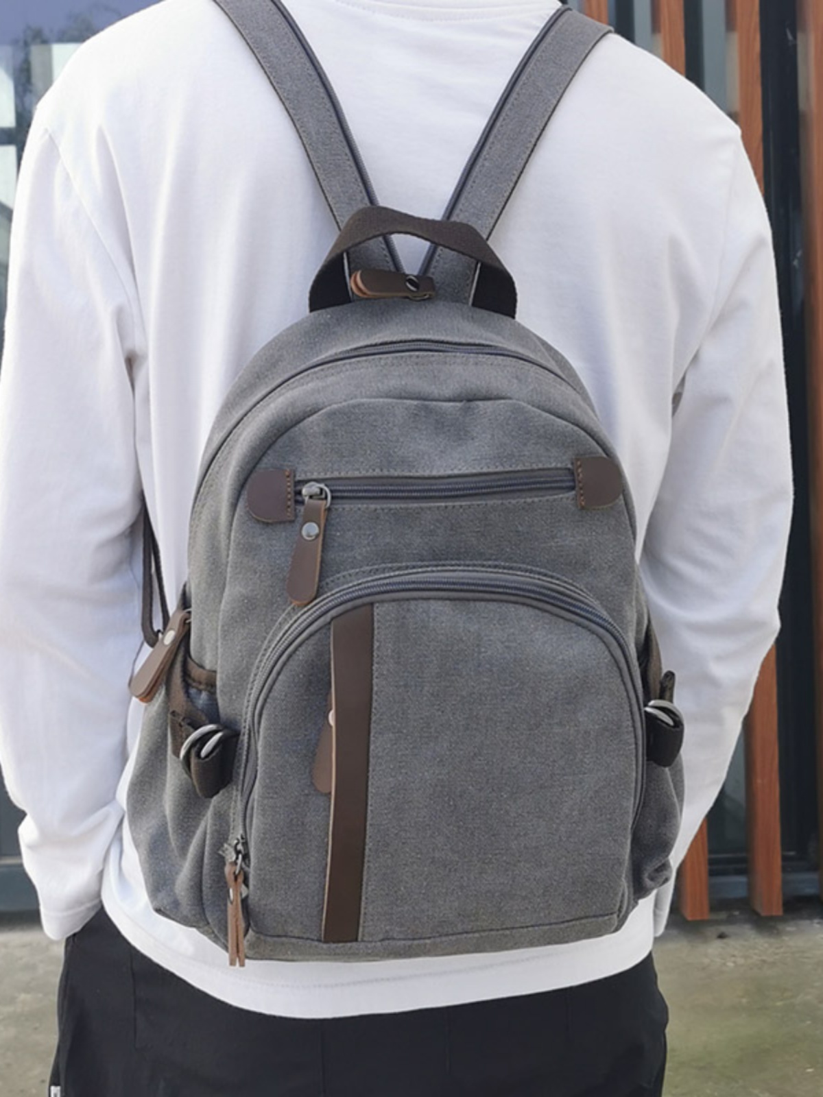 Kleine canvas rugzak Sporttas  - Canvas Backpack Casual recensie en prijs