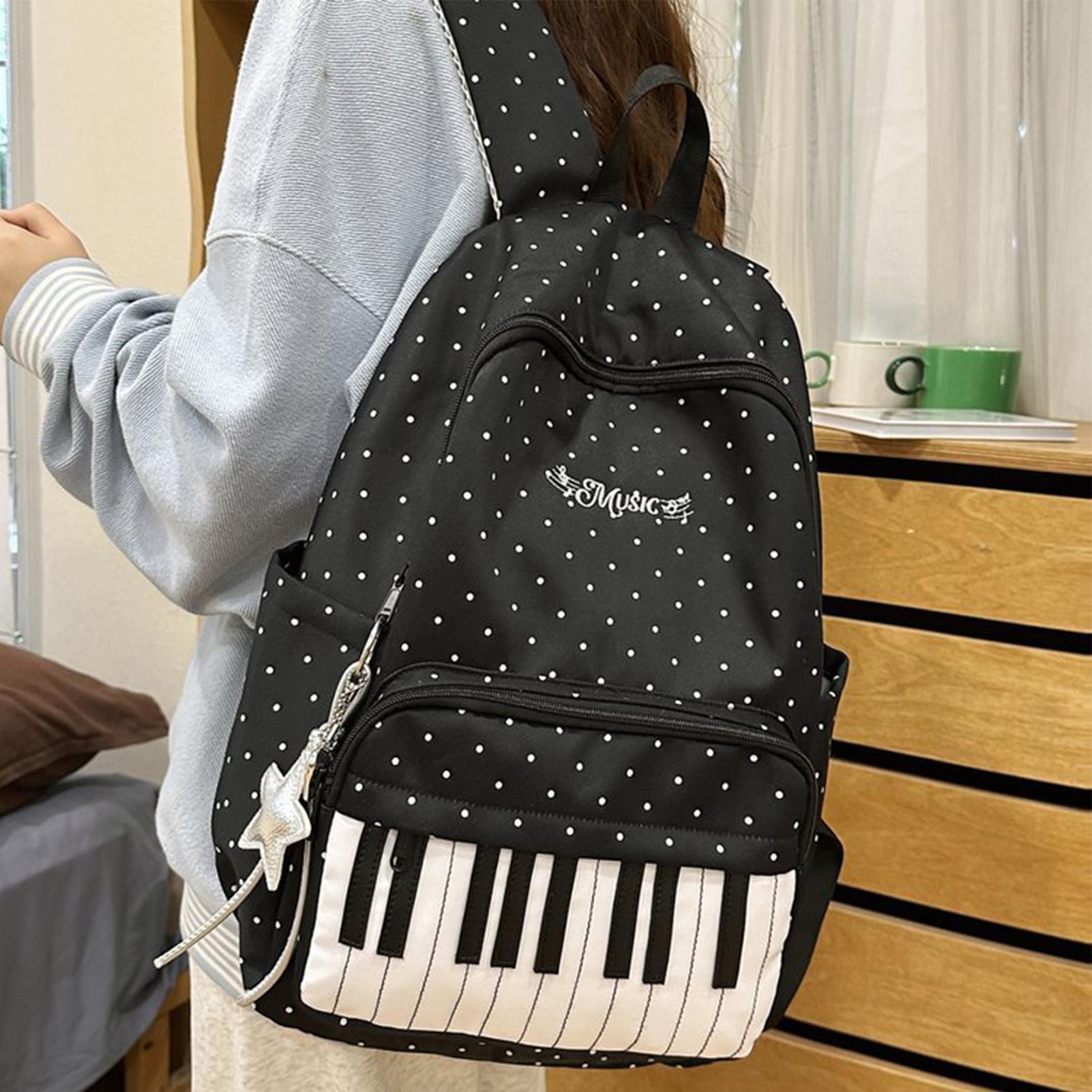 Reisrugzak met pianoprint, gro - Fashion Backpack Women recensie en prijs